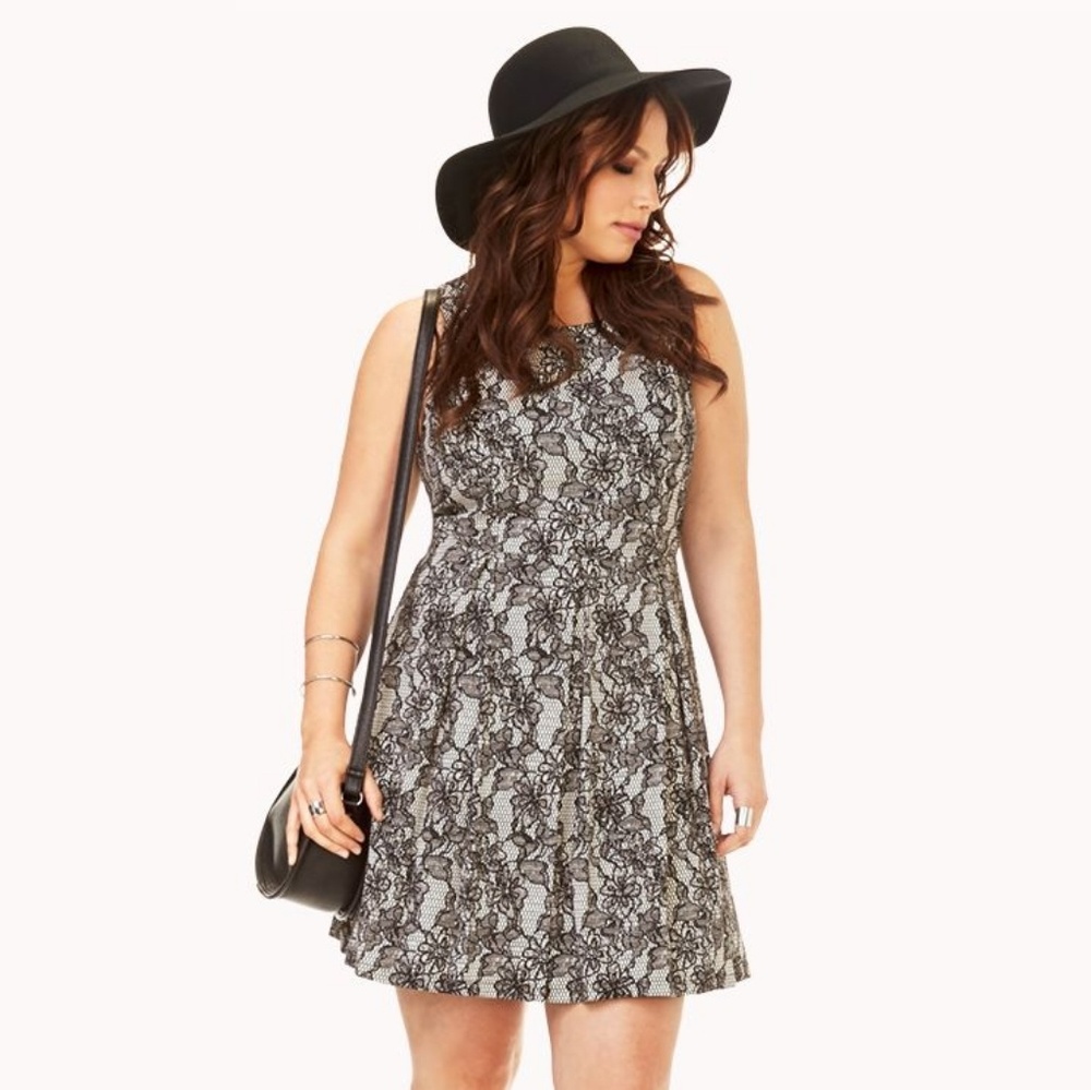FOREVER 21 || Garden Party Pleated Floral Dress